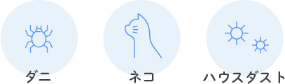 ダニ・ネコ・ハウスダスト